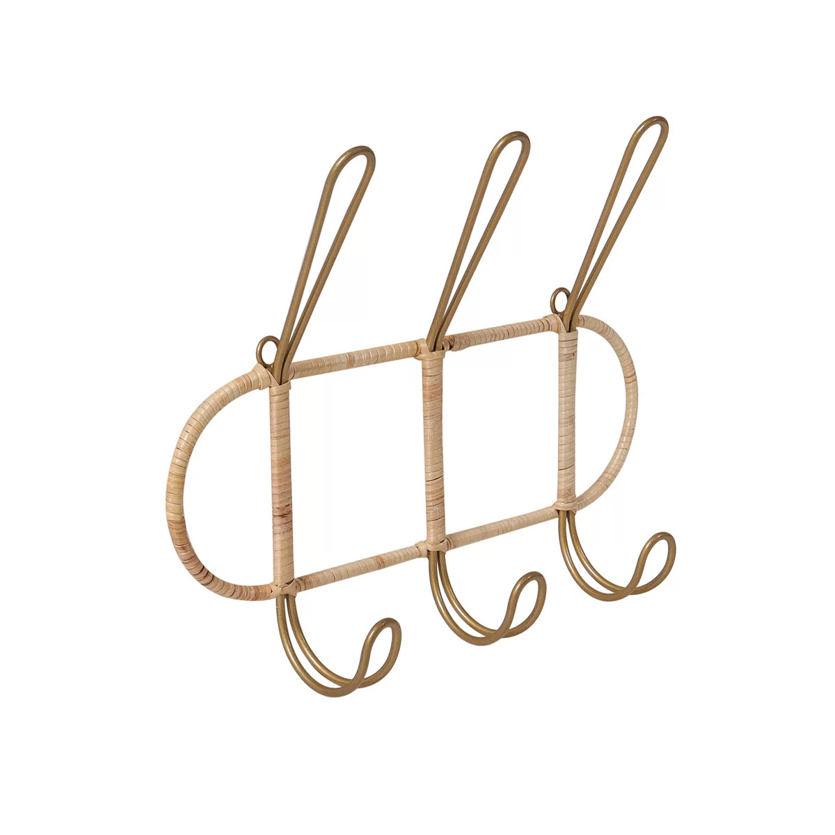 Sonoma Goods For Life® Rattan 3-Hook Wall Decor | Kohl's