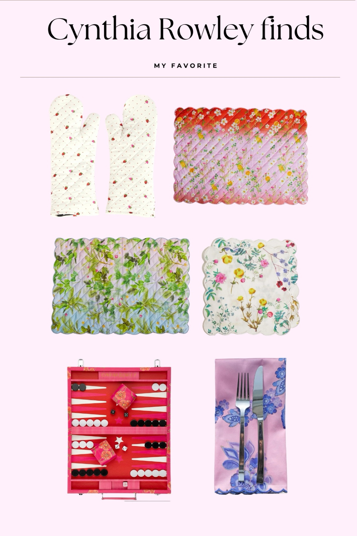 Cynthia rowley home finds!

#LTKParties #LTKStyleTip #LTKHome