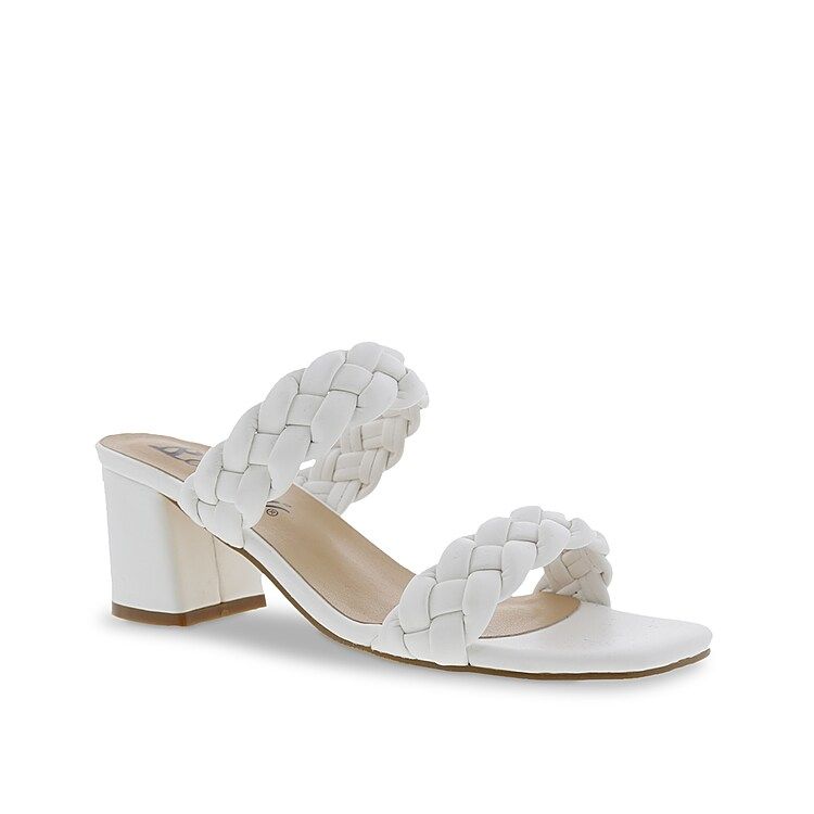 Bellini Fuss Sandal | Women's | White | Size 11 | Heels | Sandals | Block | Slide | DSW