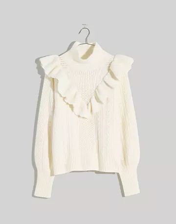 Cable Winslow Mockneck  Pullover Sweater | Madewell