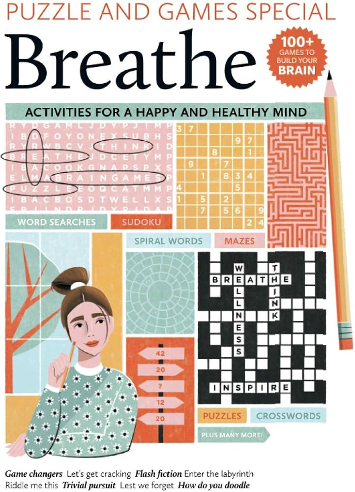 Breathe PUZZLE AND GAMES SPECIAL: Activities For A Happy And Healthy Mind | Amazon (US)