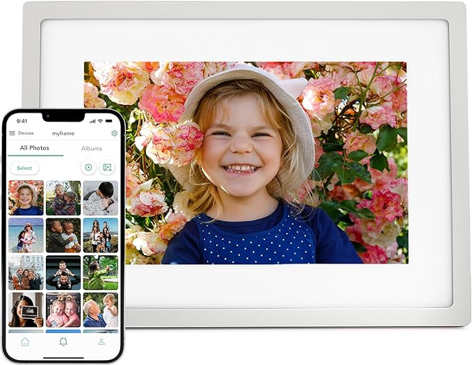 Skylight Digital Picture Frame: WiFi Enabled with Load from Phone Capability, Touch Screen Digita... | Amazon (US)