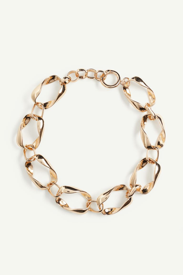 Short Chain Necklace - Gold-colored - Ladies | H&M US | H&M (US + CA)
