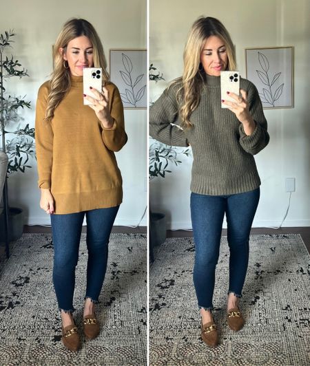 Two high quality sweaters from Walmart! Love the length on both and they both fit TTS! 

Walmart, sweater weather, fall outfits, fall style 

#LTKshoecrush #LTKSeasonal #LTKfindsunder50