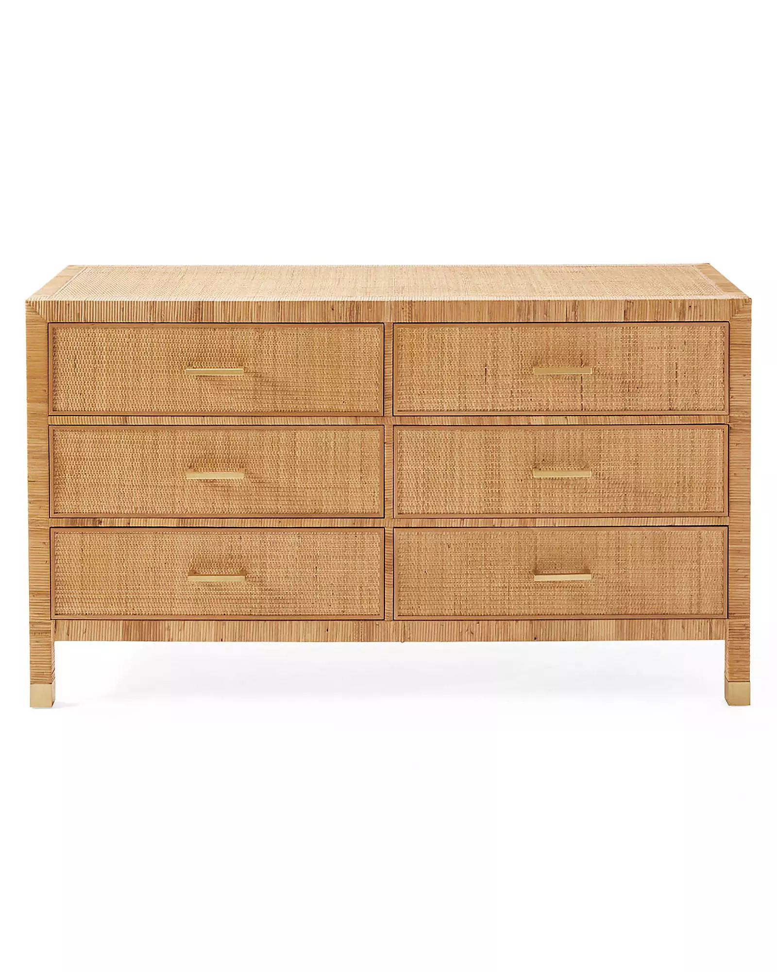 Balboa Rattan Dresser | Serena and Lily