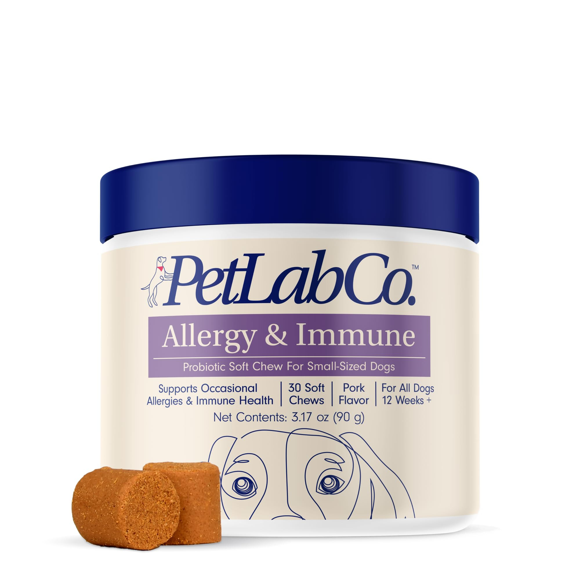 PetLab Co. Allergy & Immune Daily Probiotics for Dogs. Supports Yeast Production, Seasonal Allerg... | Amazon (US)