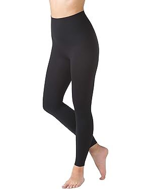 Warner's Women's No Muffin Top Leggings - Seamless, Shaping, High-Waisted Control Leggings | Amazon (US)