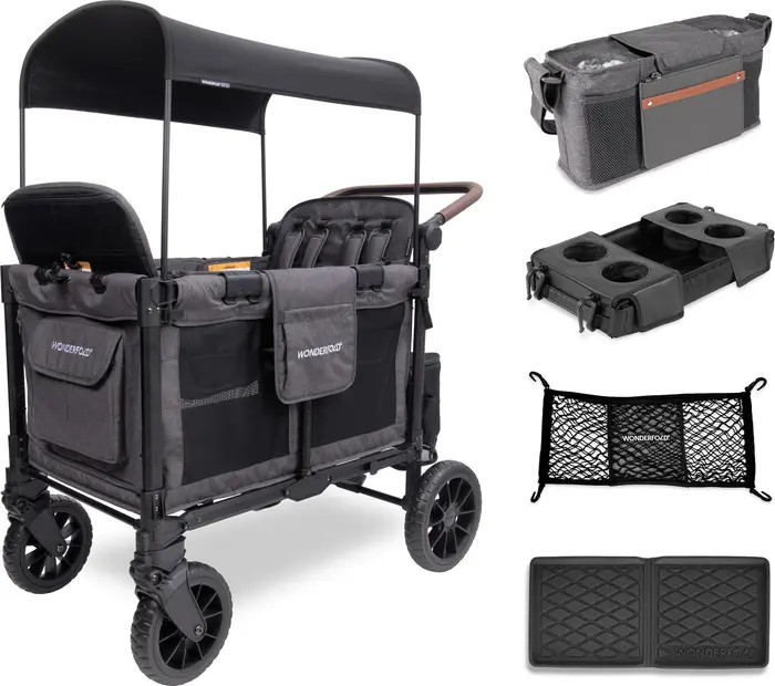 WonderFold W4 Luxe Pro Quad 4-Passenger Stroller Wagon Bundle | Nordstrom | Nordstrom