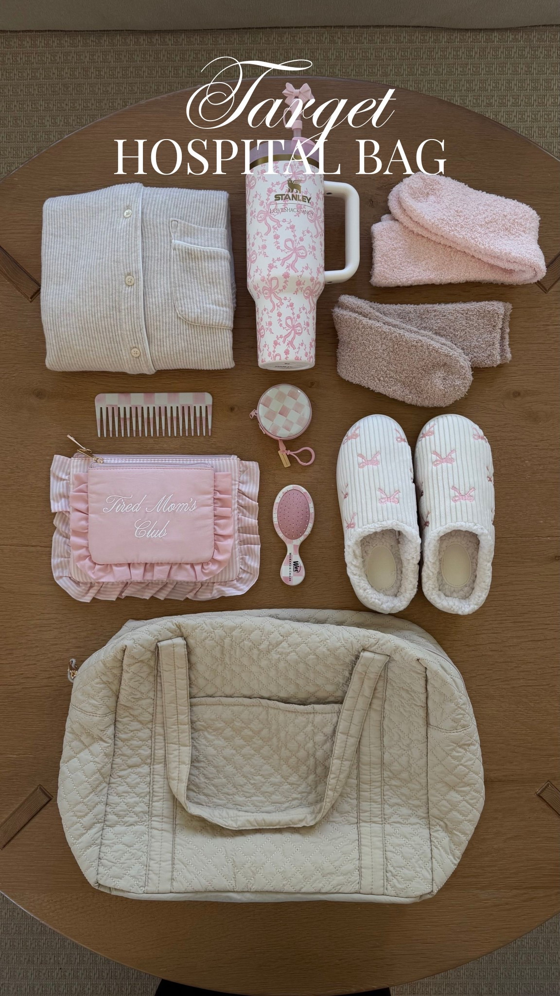 What’s in my hospital bag 🎀 waiting on baby girl!! 

#LTKBaby #LTKBump #LTKmomlife