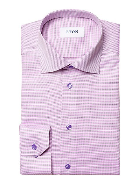 Slim Fit Dobby Print Shirt | Saks Fifth Avenue
