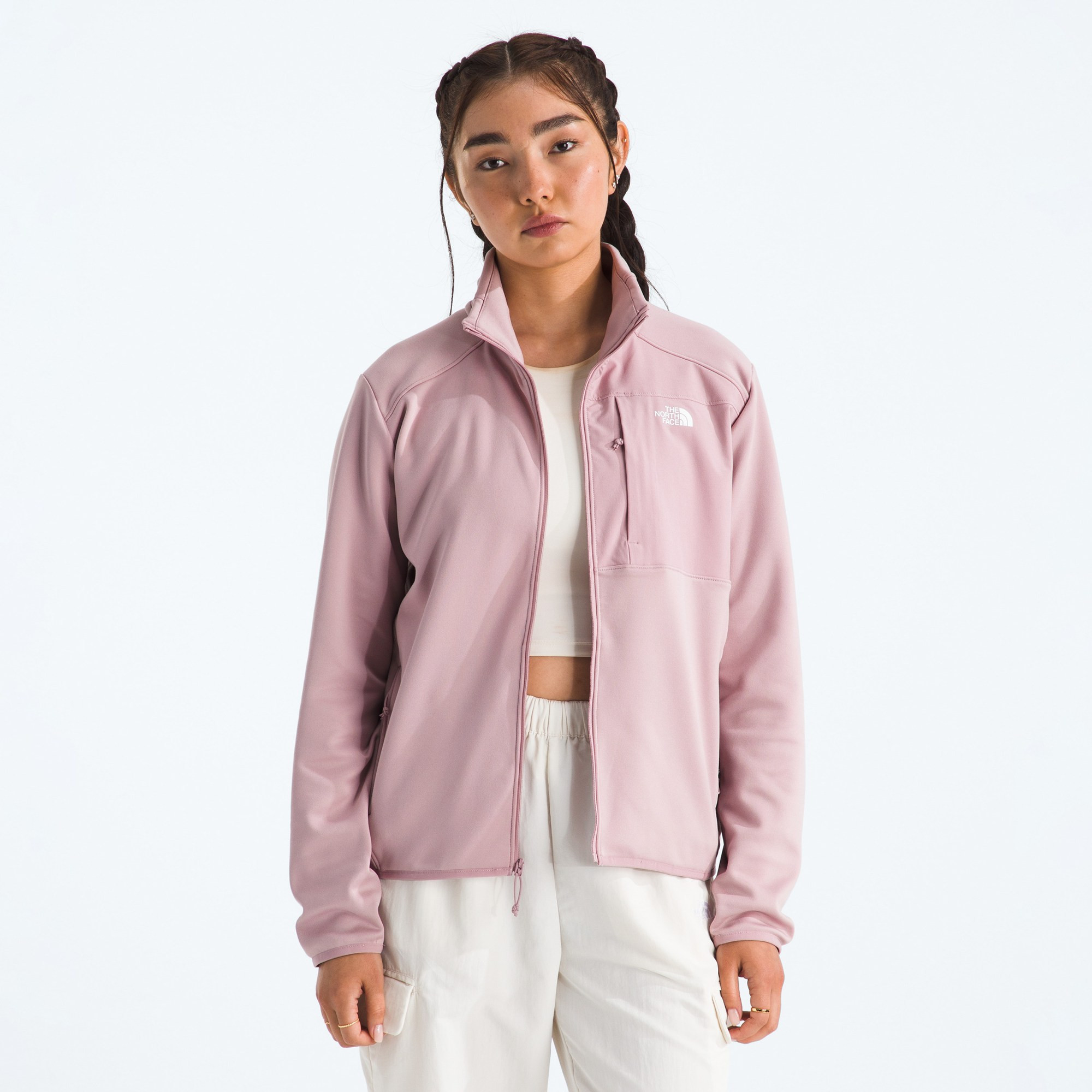 The North Face Women's TNF Performance Fleece Full-Zip Jacket Pink XS | REI