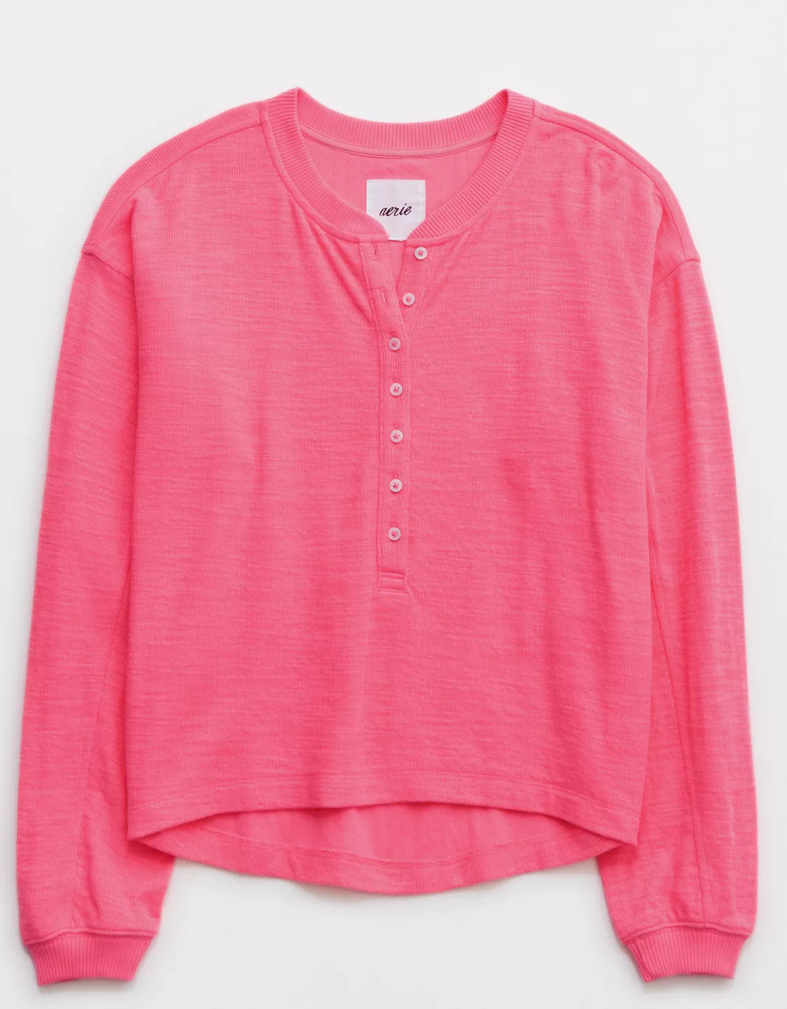 Aerie Henley Light Weight Sweatshirt | Aerie