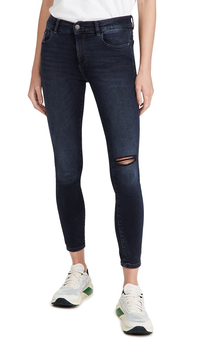 Florence Skinny Mid Rise Instasculpt Ankle Jeans | Shopbop
