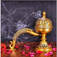 Brass Incense Holder I Frankincense Burner, Brass Dhoop Box, Diya, Lamp Dhoopdani Engraved Burner, Prayer Souvenirs Gifts | Etsy (US)