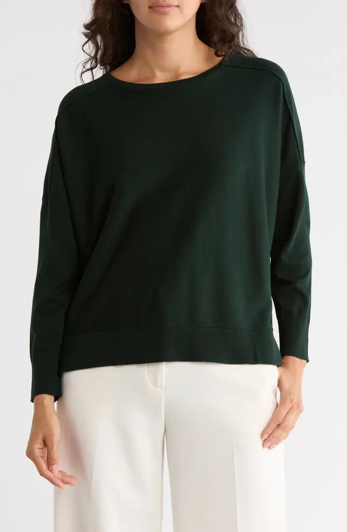 Adrianna Papell Drop Shoulder Tunic Sweater | Nordstromrack | Nordstrom Rack