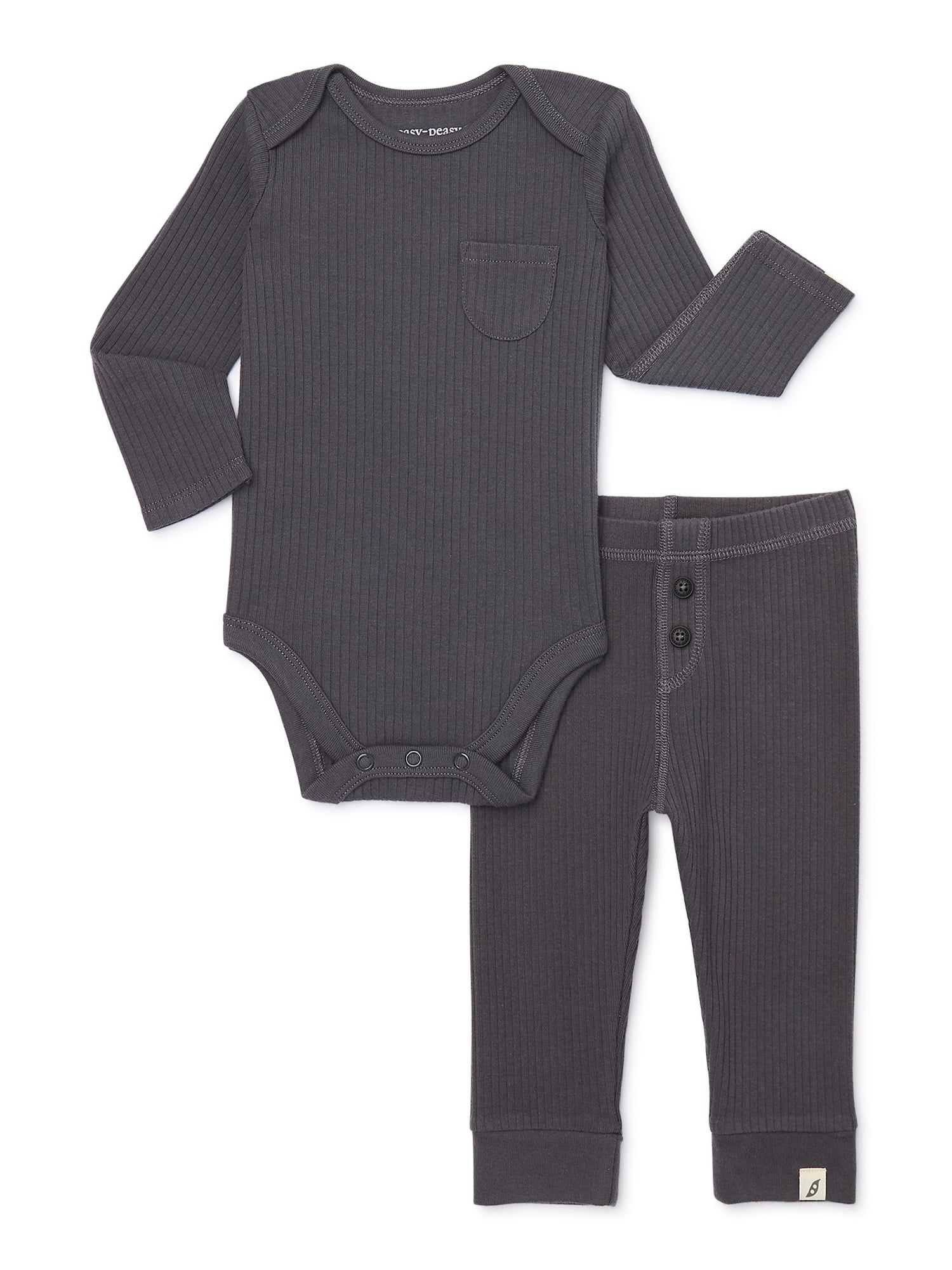 easy-peasy Baby Bodysuit and Leggings Set, 2-Piece, Sizes 0M-24M | Walmart (US)