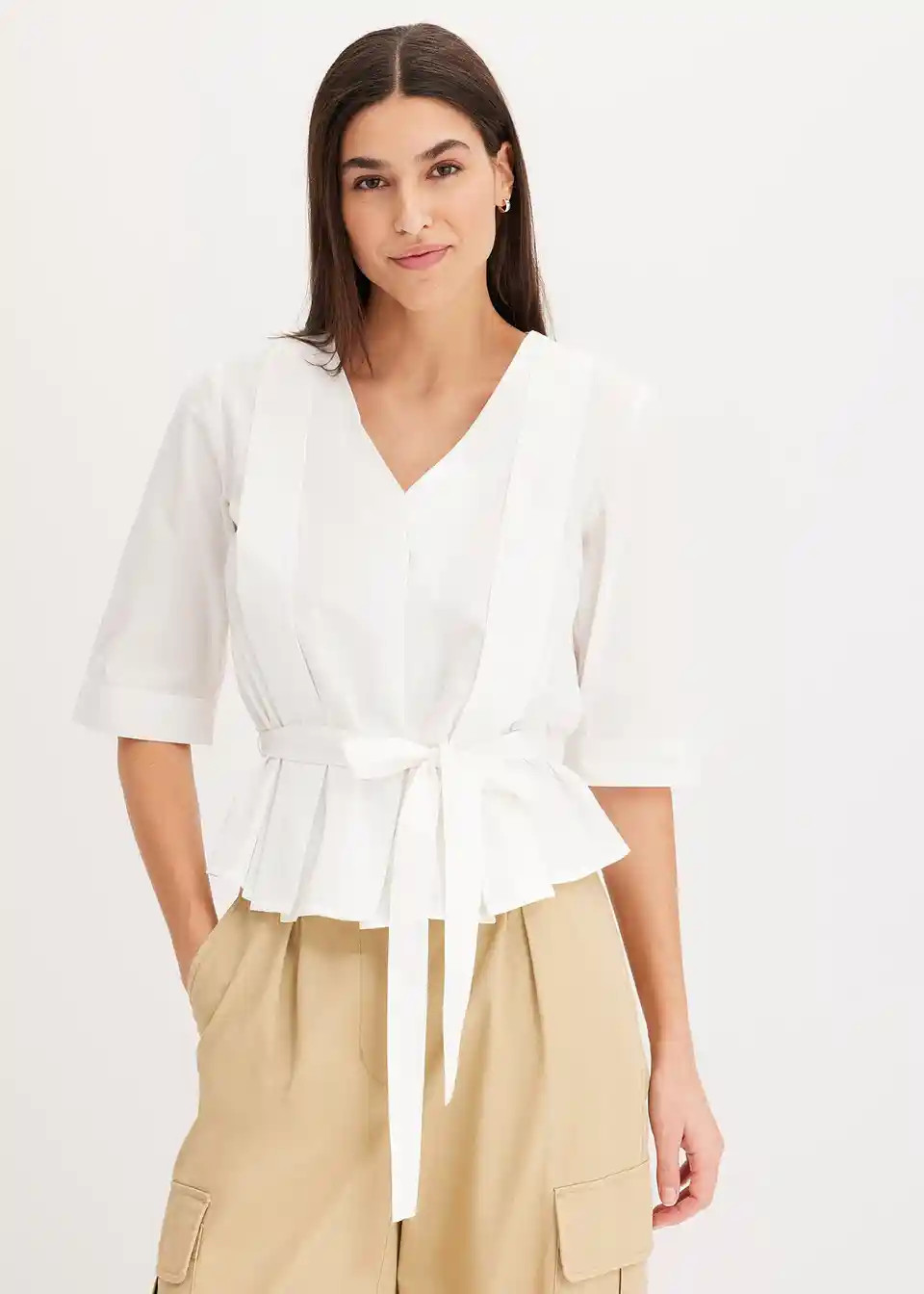 Bluse aus reiner Baumwolle | Bonprix DE