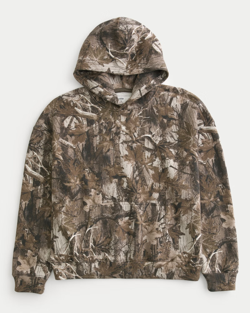 Men's Boxy Camo Hoodie from Hollister | Hollister (US)