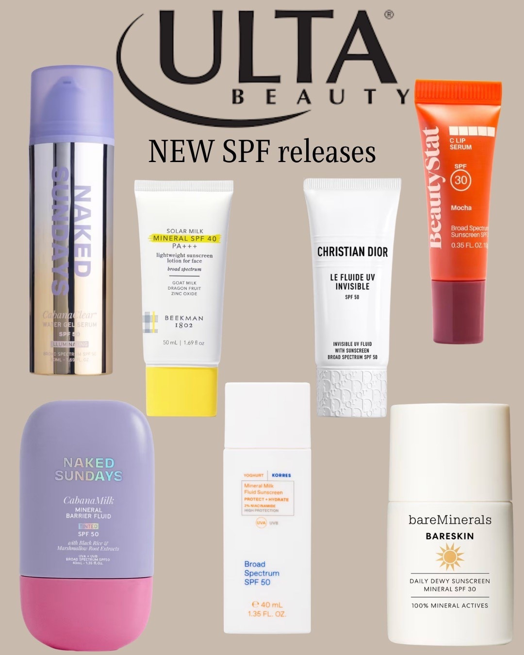 Sun protection but make it ✨glowy✨

The new SPF drops at Ulta Beauty are SO good right now—think dewy skin tints, glow-boosting primers, and lightweight formulas that don’t feel like sunscreen at all ☀️💛

From everyday face SPFs to bronzing drops + body oils, these are the kind you’ll actually want to wear daily (and reapply 👀). Hydrating, no white cast, and makeup-friendly = obsessed

Linked my current faves for you—don’t skip SPF this season 🫶 #LTKbeauty #LTKfinds #spfessentials #ultabeauty

#LTKMothersDay #LTKmomlife #LTKBeauty
