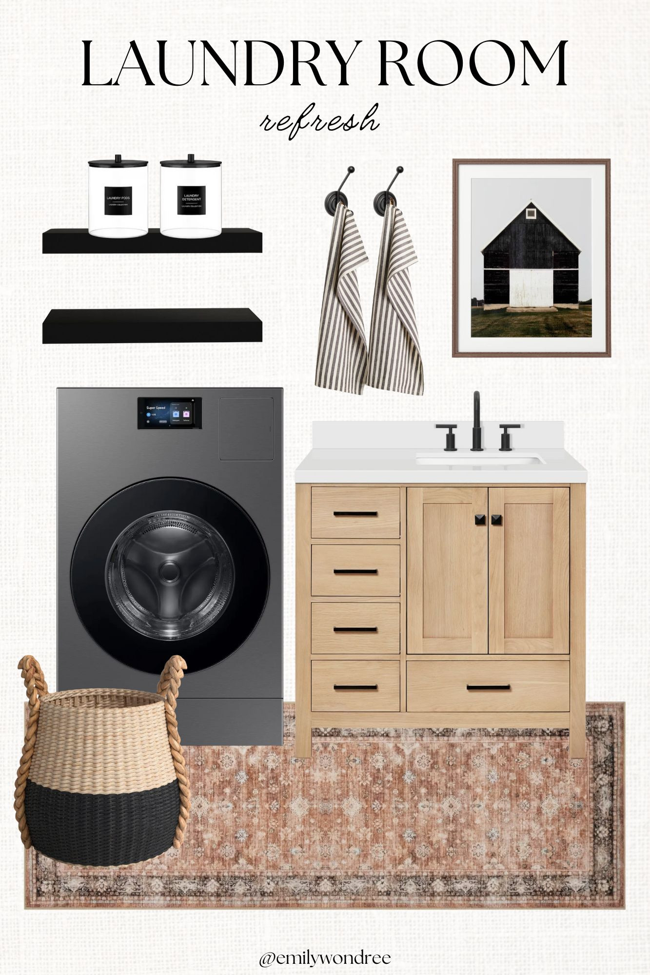 Laundry Room Refresh Moodboard #laundryroom #moodboard 

 #LTKHome