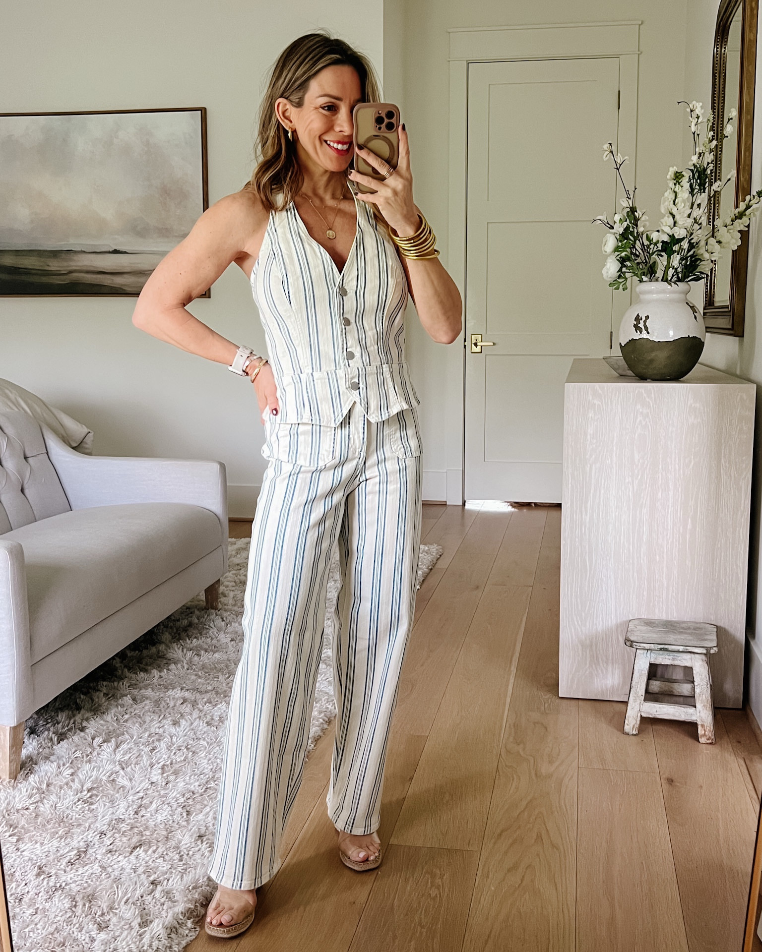 Matching vest and jean outfit from Target 🎯 

Top Fit: I’m wearing an XS

Jeans Fit: I’m wearing a 0

#LTKvlog #LTKPetite #LTKmomlife