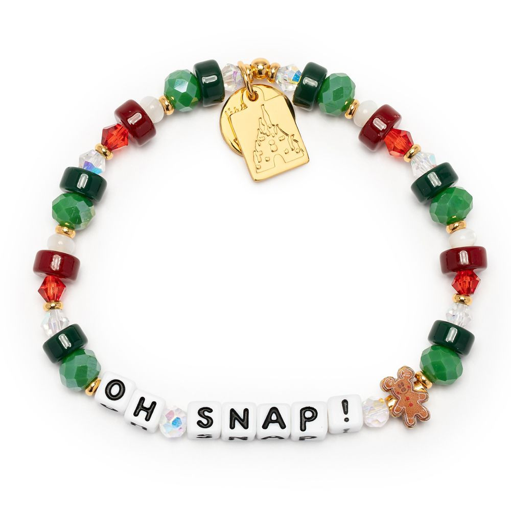 Mickey Mouse Gingerbread ''Oh Snap!'' Bracelet by Little Words Project | Disney Store | Disney Store