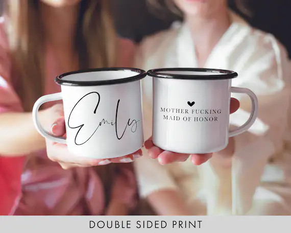 Bridesmaid Proposal Gift Bridesmaid Mug Maid of Honor Mug Camp | Etsy | Etsy (US)