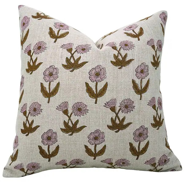 Fabdivine Modern Thick Linen Sustainable Accent Pillow Cover Natural, Kirti - Pillow Covers - 14"... | Bed Bath & Beyond
