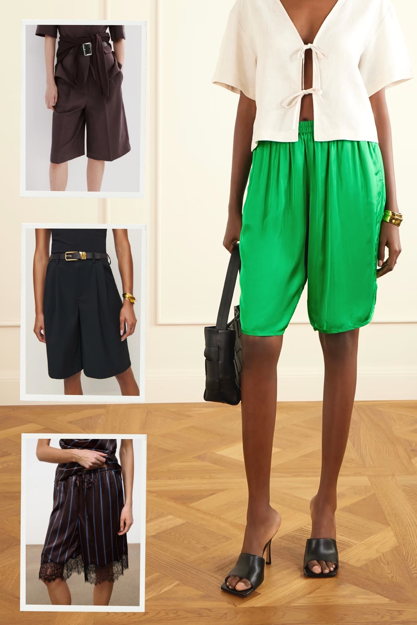 Say goodbye to your denim cut-offs and try a silky or tailored Bermuda shirt instead. 

#LTKootd