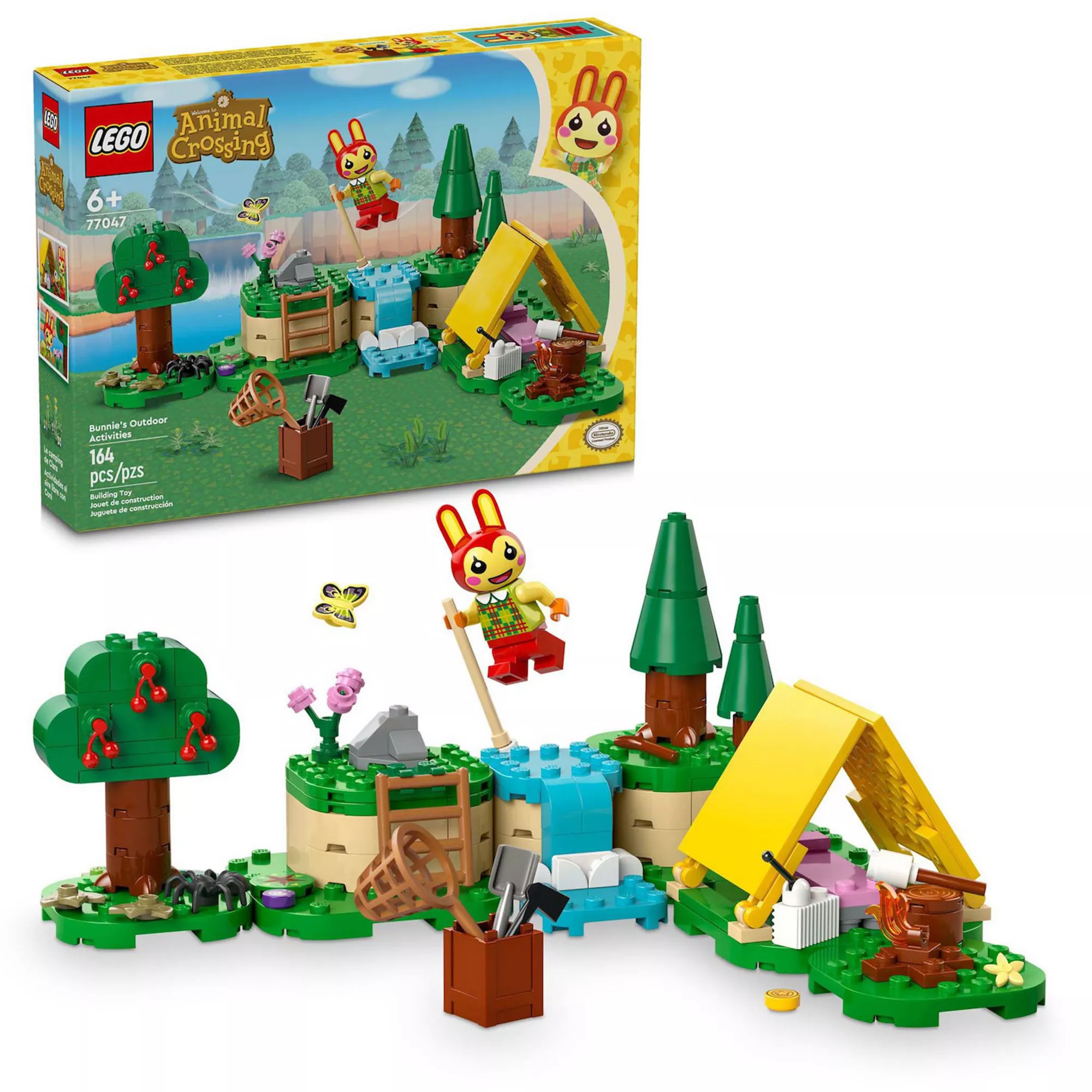 LEGO Animal Crossing Bunnie's Outdoor Activities 77047 Building Kit (164 Pieces) | Kohl's