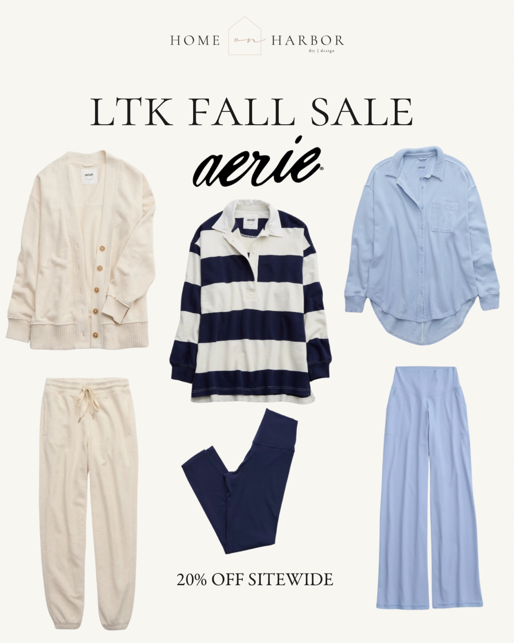 LTK fall sale is happening now! Save 20% off your aerie purchase with code FALL20LTK 

#LTKSeasonal #LTKFallSale #LTKSaleAlert