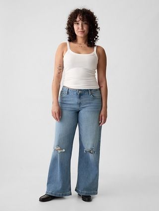 Low Rise Stride Wide-Leg Jeans | Gap (US)