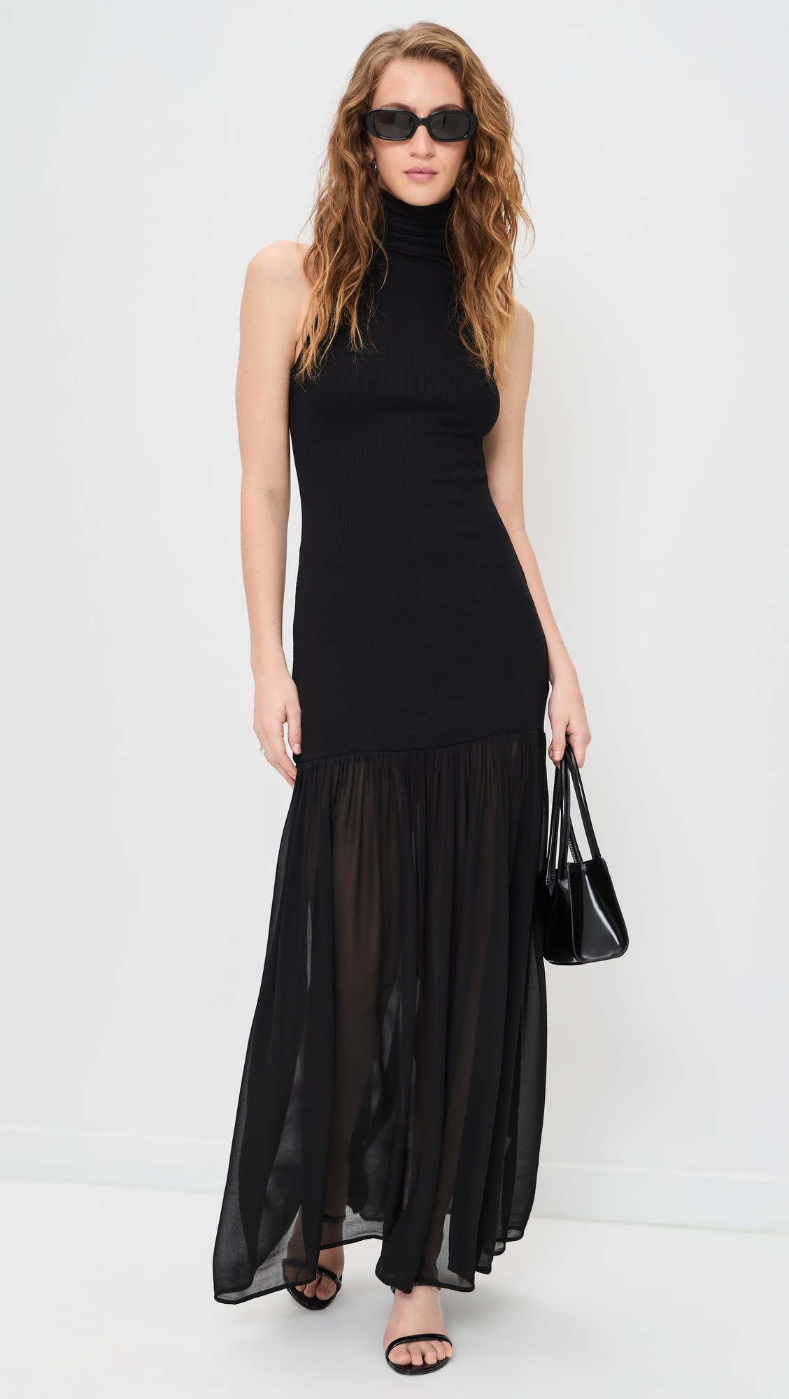 Airy Halter Turtleneck Dress | Shopbop