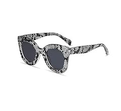 Freckles Mark Cute Butterfly Sunglasses for Women Trendy Round Cat Eye Sun Glasses Large Designer... | Amazon (US)