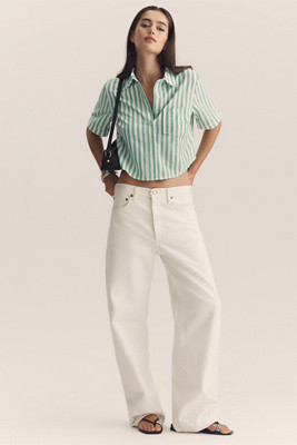 Levi's Easy Dad High-Rise Wide-Leg Jeans | Anthropologie (US)