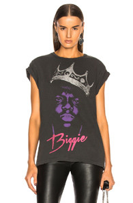 Madeworn Notorious BIG Crew Tee in Black | FWRD 