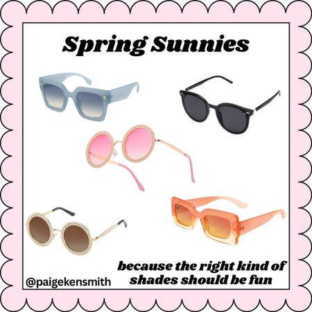 Spring sunglasses with many on sale! These are so colorful and fun! 😎



#LTKtravel #LTKSpringSale #LTKsalealert