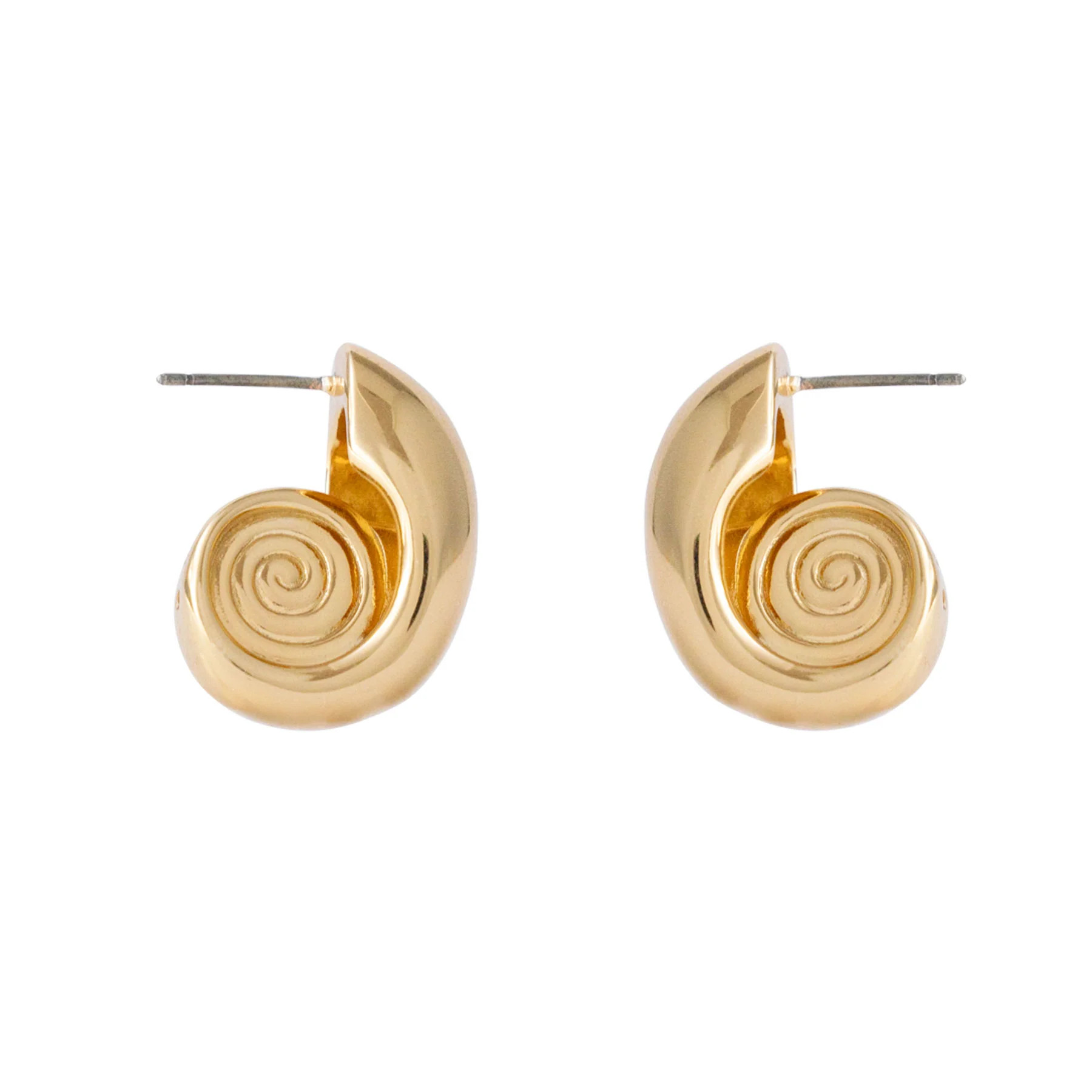 Pilar Hoops | Gold Statement Hoop Earrings | Mignonne Gavigan