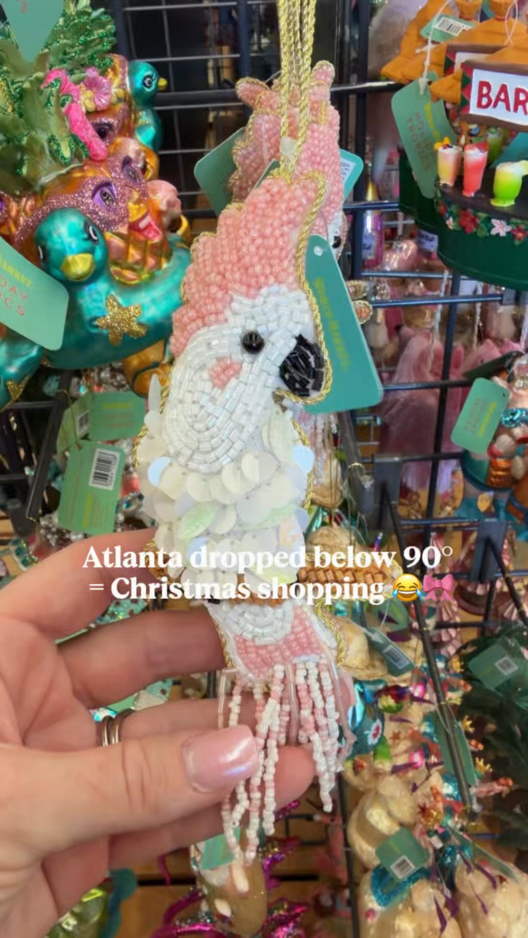 Atlanta dropped below 90° and apparently that was all the permission I needed 😂🎀

Found the CUTEST ornaments and linked my favorites in LTK ✨

Comment ORNAMENTS and I’ll send you the links 🎄

#christmasornaments #christmasdecor #holidaydecor #christmasshopping

#LTKSeasonal #LTKdayinmylife #LTKHome