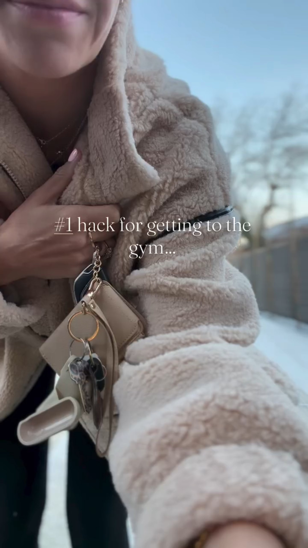 Comment SHOP and I’ll send links! Cute workout clothes motivate me to get to the gym! Head to toe Amazon and I’m In love with this Sherpa