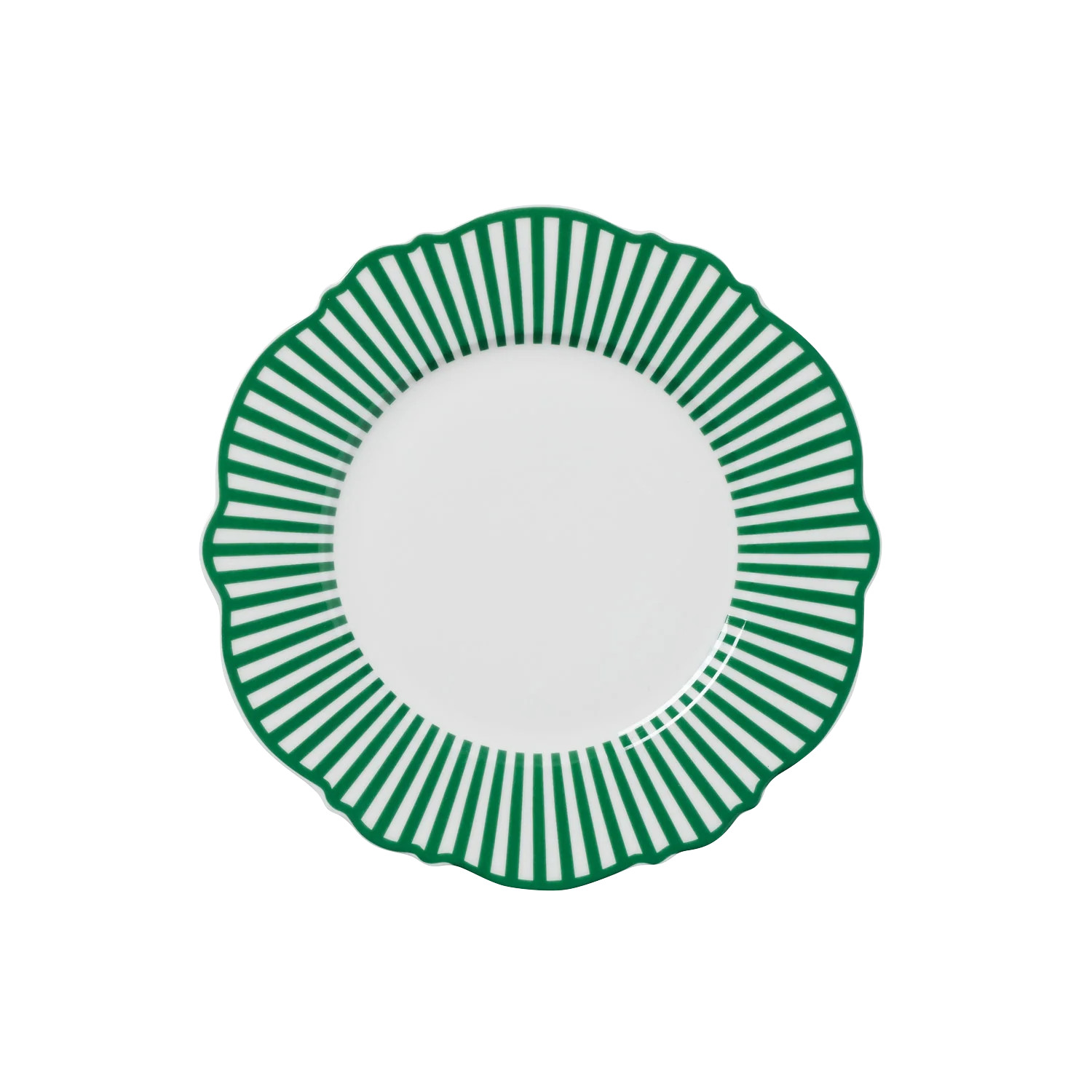 Forest Green Wave Side Plates - Set of 4 | In The Roundhouse