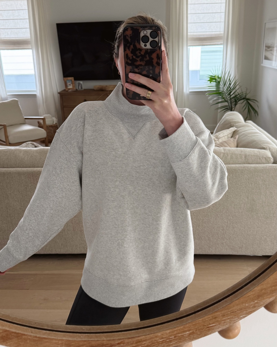 Mockneck sweatshirt — currently trending & so cozy! 

#LTKActive #LTKFindsUnder100 #LTKFindsUnder50