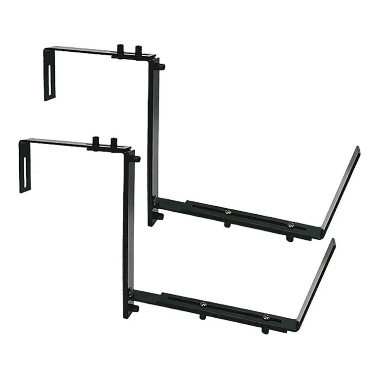 Guozer Railing Planters For Outdoor Plants 1PCS Adjustable Flower Box Rack Metal Planter Holder F... | Walmart (US)