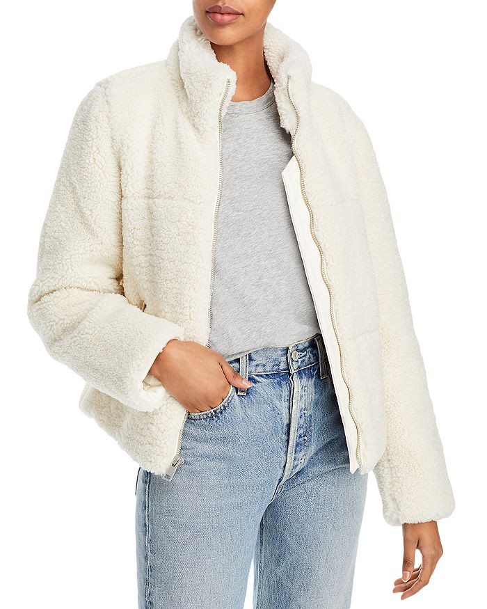 Sherpa Zip Front Jacket | Bloomingdale's (US)