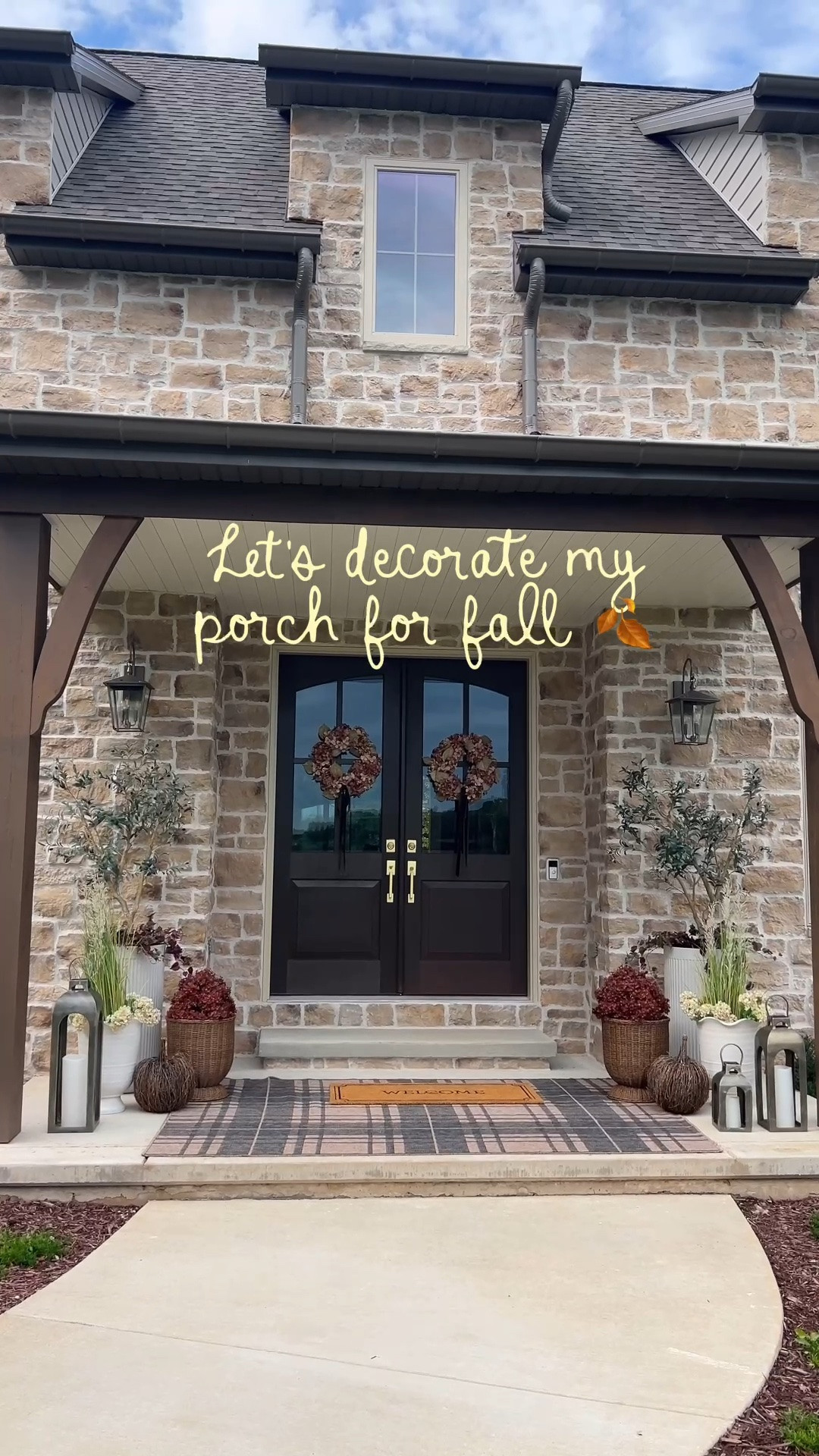 Fall porch decor! 

Fall decorating 
Fall decor 
Porch planters

#LTKSeasonal #LTKHome