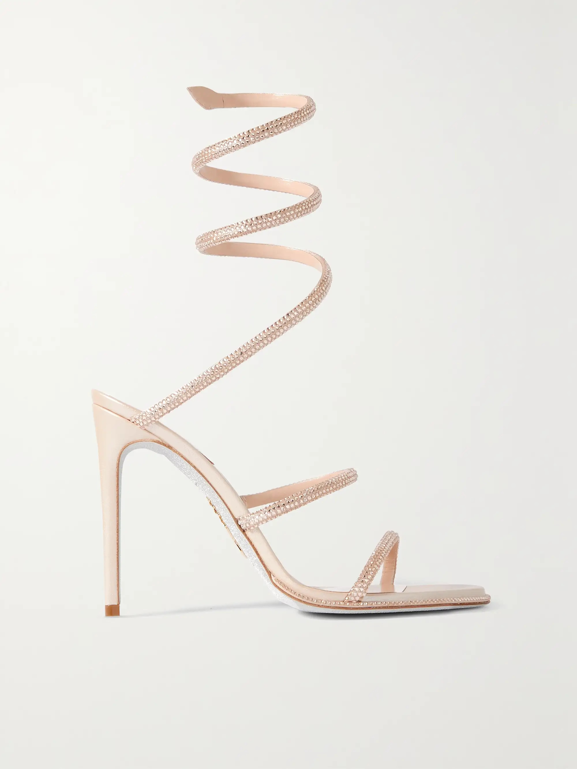 Crystal-embellished suede sandals | NET-A-PORTER (UK & EU)