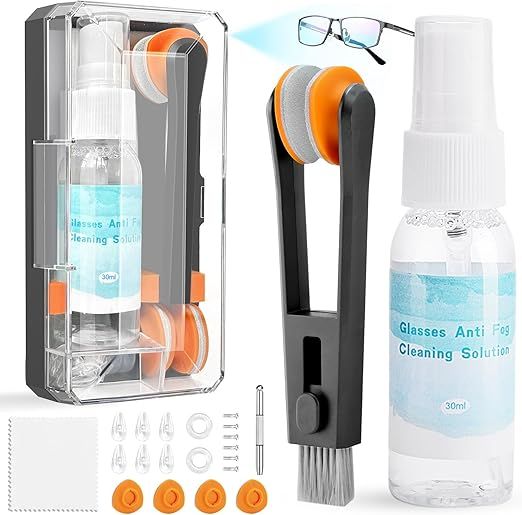 Glasses Cleaning Kit Eyeglass Cleaner, Anti Fog Lens Cleaner Spray with Microfiber Lens Cleaning ... | Amazon (US)