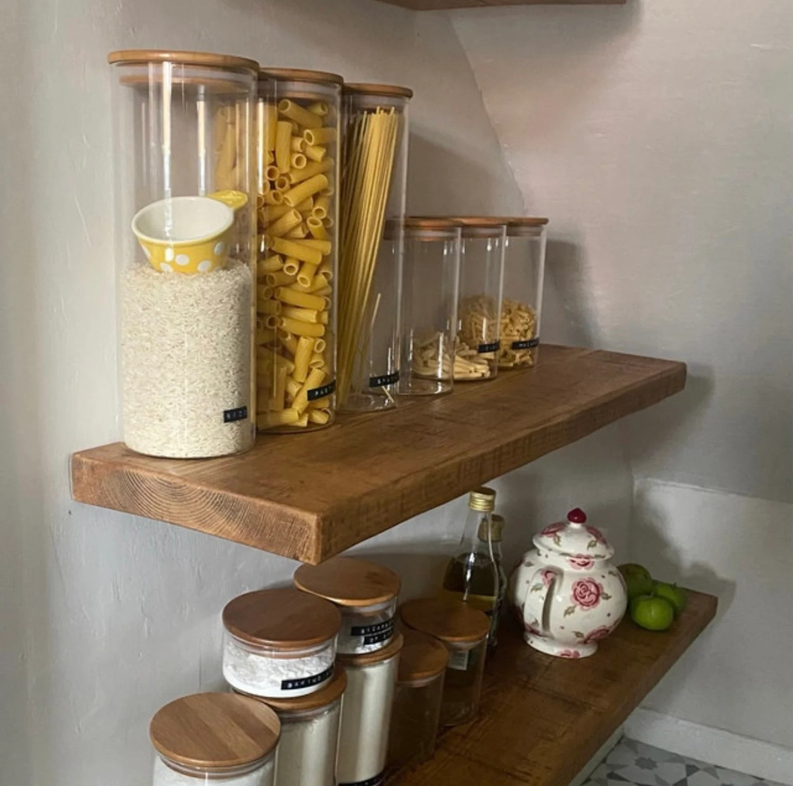 Handmade Rustic Floating Shelf: Redwood Timber, 4cm thick | Etsy (US)