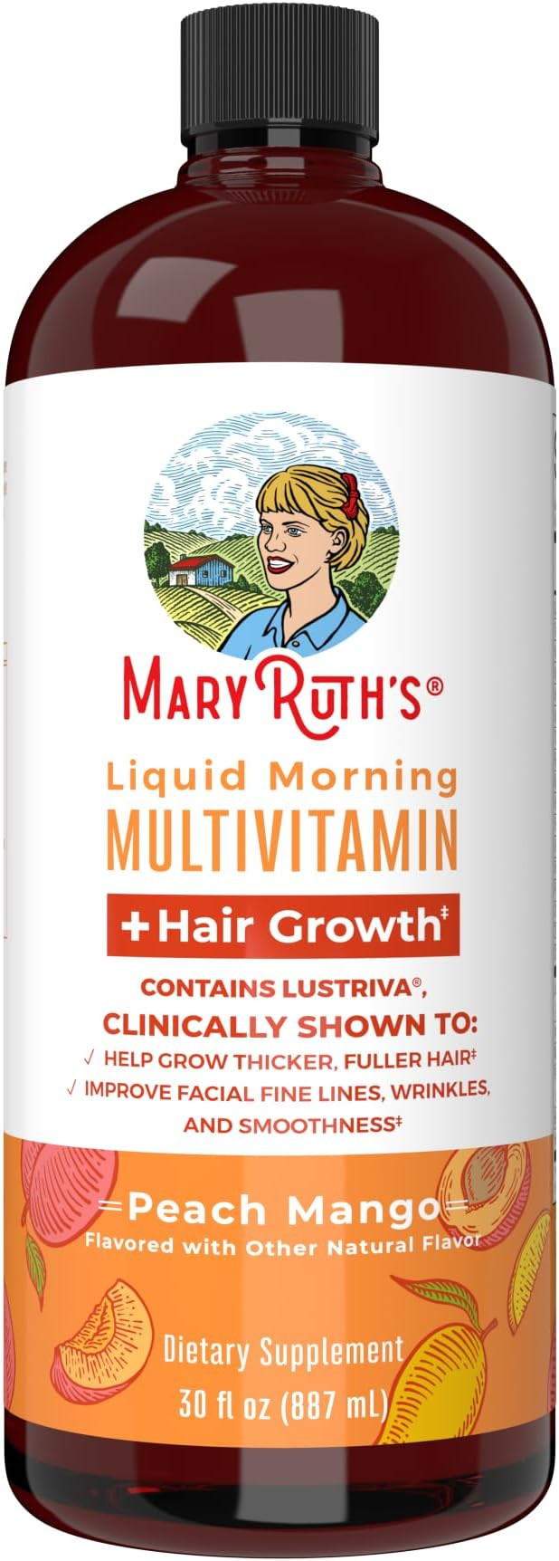 MaryRuth's Liquid Multivitamin + Hair Growth | Biotin 10000mcg | Lustriva Hair Growth Supplement ... | Amazon (US)
