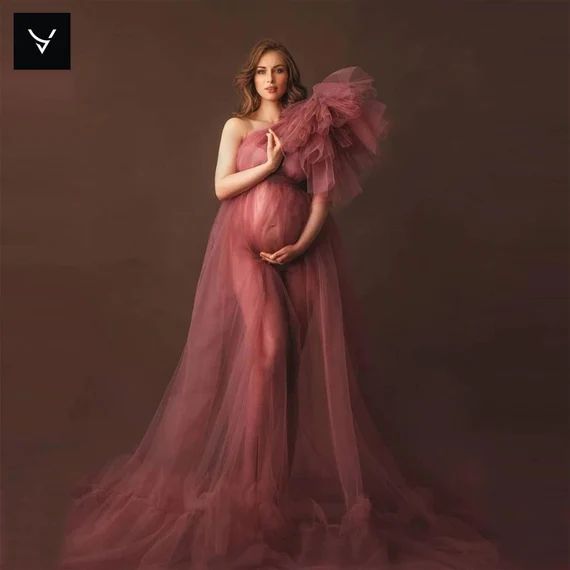 Tulle Maternity Robe / Tulle Maternity Dress / Pregancy - Etsy | Etsy (US)